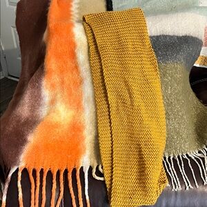 Colorful Knit and Wool Blend Scarves